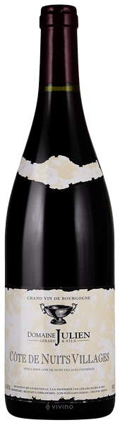 Вино Domaine Gérard Julien & Fils Côte de Nuits Villages  2018 750 мл 13%