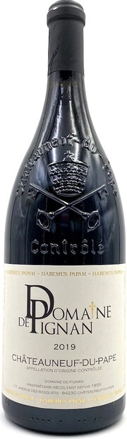 Вино Domaine de Pignan Chateauneuf-du-Pape AOC  2019 1500 мл