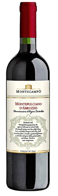 Вино Zonin Montecampo Montepulciano d'Abruzzo  2022 750 мл 13%