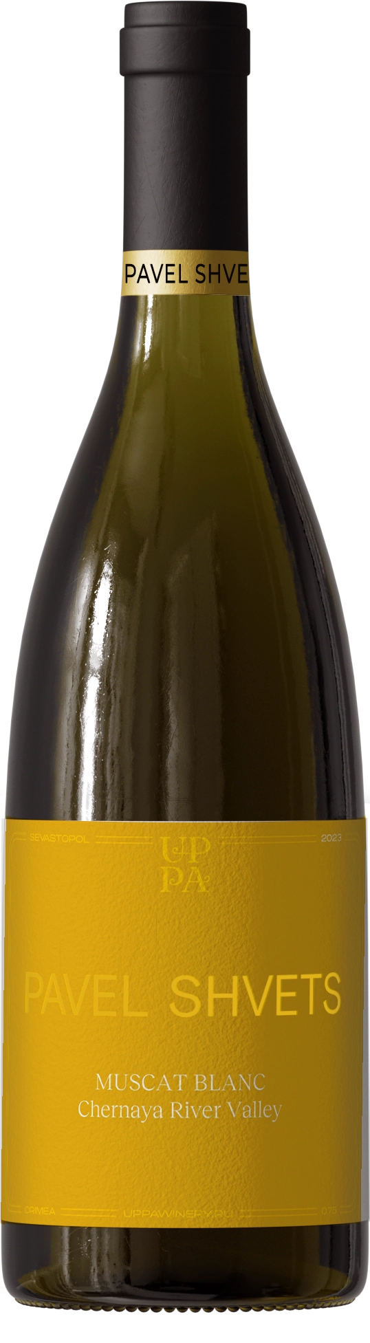 Вино Уппа  Павел Швец  Мускат  Блан  Черная Речка  2022 750  мл  12 %