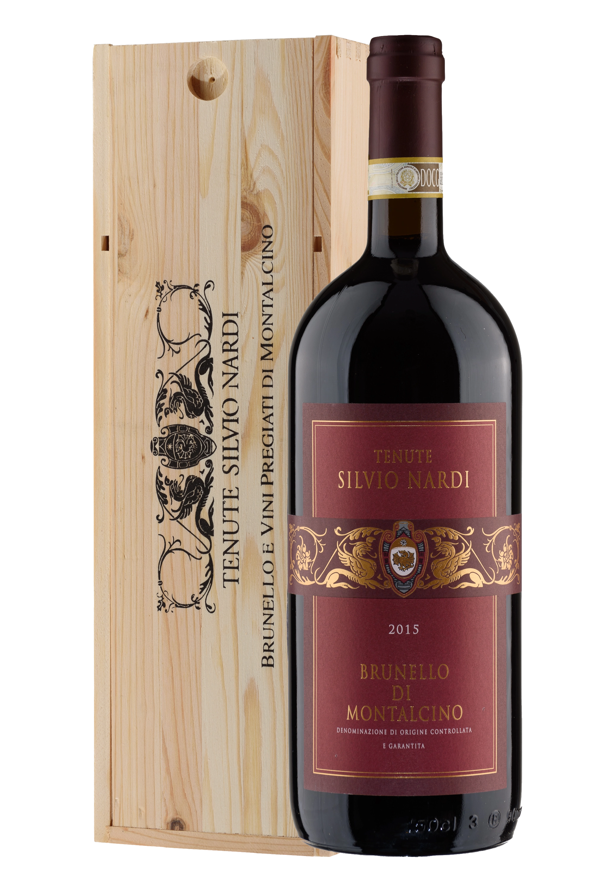 Вино Tenute Silvio Nardi Brunello Di Montalcino DOCG Gift Box 2015 1500 ml 14%