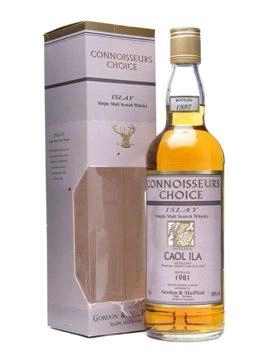 Виски "CONNOISEURES CHOICE" Caol Ila Cognac Wood Finish/3100 cask 97/307, "Выбор Знатока" Кол Ила,1988,  70cl 40%