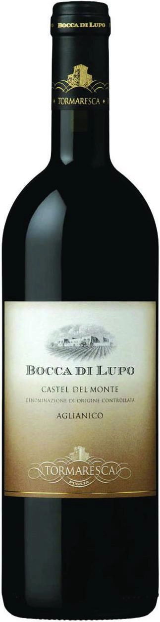 Вино  Бокка ди Лупо, Кастель дель Монте DOC, Tormaresca/Тормареска , 2018 750 мл