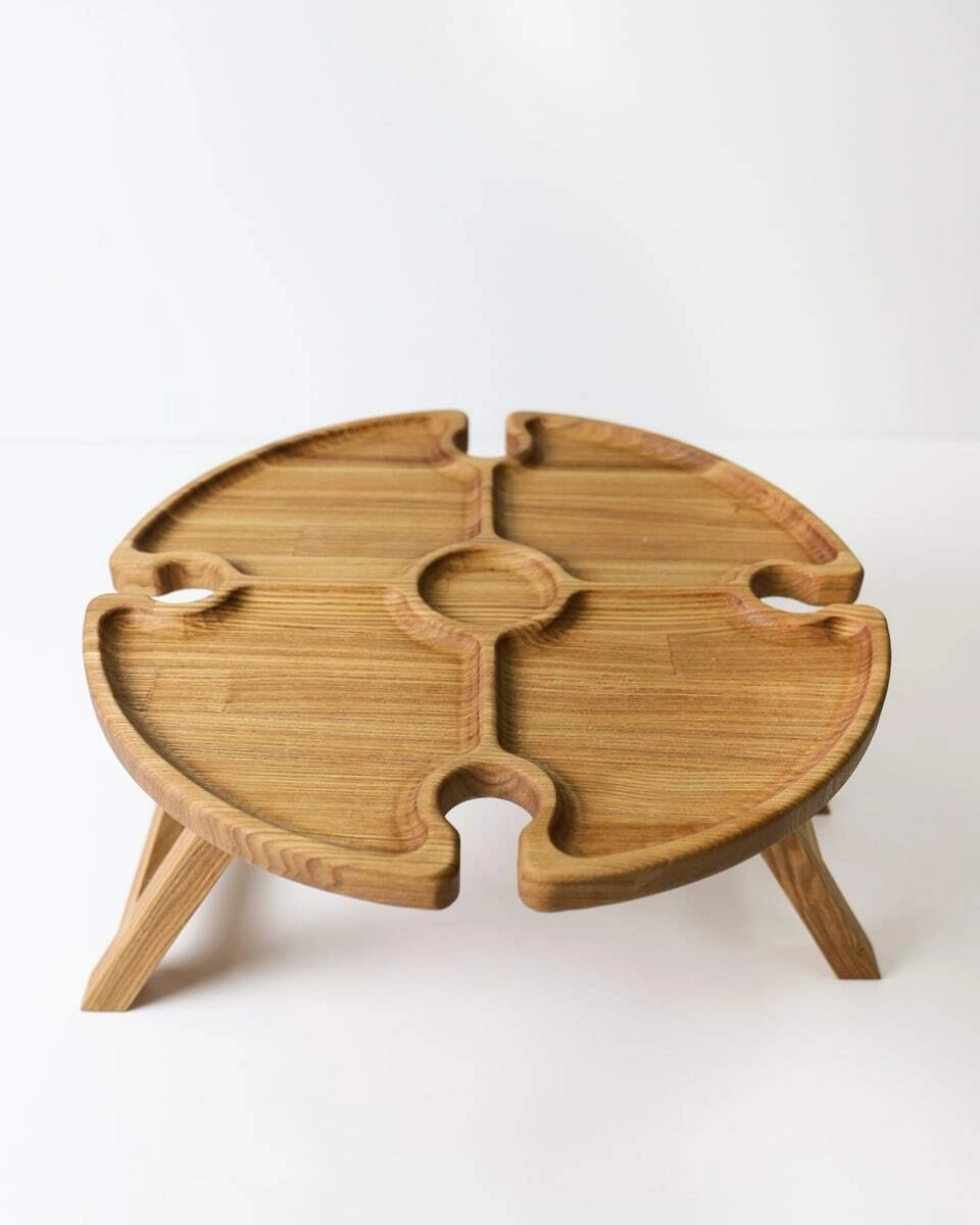 Винный столик- менажница  Welovewood  раскладной