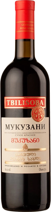 Вино Georgian Wine House  Tbilisoba  Mukuzani  750 мл