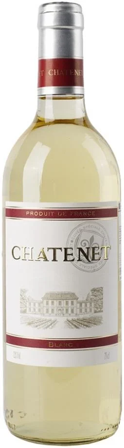 Вино  Chatenet Blanc Sec Шатене  Блан 750 мл