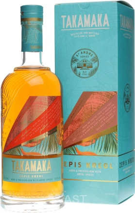Ром Takamaka    Zepis Kreol gift box  700 мл