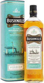 Виски Bushmills Steamship Bourbon Cask, in tube 40%  1000 мл