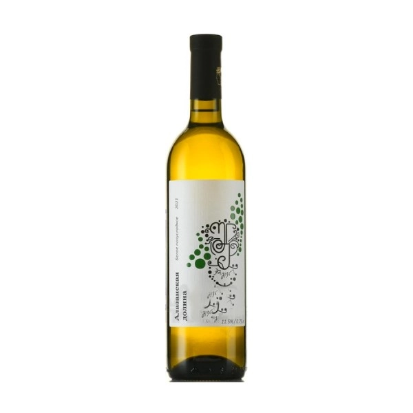 Вино  Aguna  Агуна  Алазанская Долина белое полусладкое   750 мл