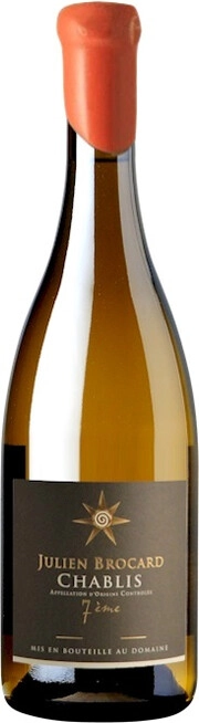 Вино Julien Brocard Chablis 7eme  AOC  Жюльен Брокар Шабли  Сетьем  2019 750 мл