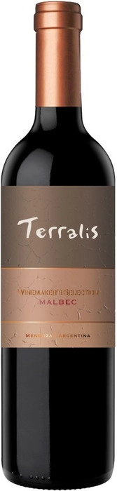 Вино Pampas del Sur  Trivento  Terralis Winemakers Selection Malbec  Терралис Вайнмейкерс Селекшн Мальбек красное сухое 2019 750 мл
