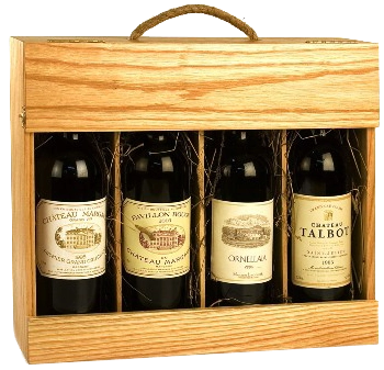 Наборы Сет на 4 бутылки Бургонь ясень