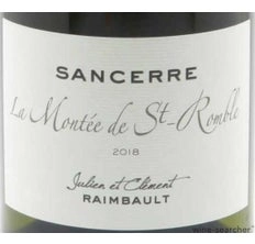 Вино Domaine du Pré Semelé (Julien & Clément Raimbault)   Sancerre La Montee de Saint Romble    2018 750 мл