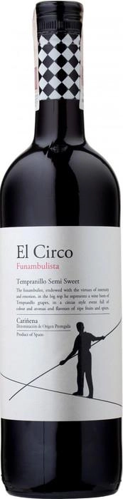 Вино  El Circo Funambulista Tempranillo DO Эль Сирко Фунамбулиста Темпранильо   750 мл