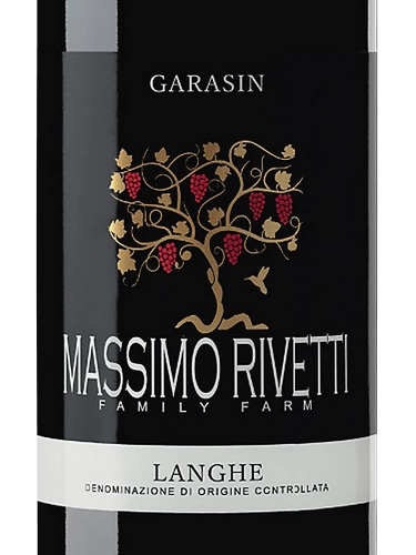 Вино  Massimo Rivetti Garasin Langhe  2015  750 мл