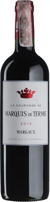 Вино La Couronne de Marquis de Terme  Margaux AOC Ла Куронн де Марки де Терм 2013 750 мл