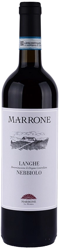 Вино Marrone Nebbiolo Langhe DOC  2022  750 мл