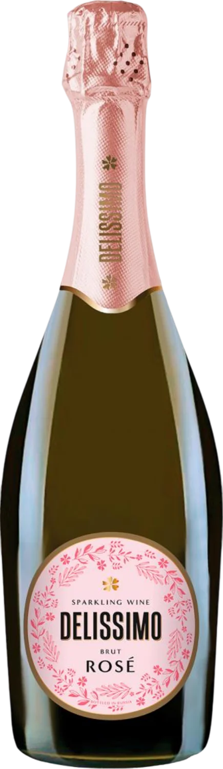 Игристое вино  Delissimo  White Brut Rose 750 мл 11.5%