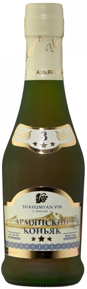 Коньяк   Shahumyan Vin  Armenian 3 Stars 250 мл
