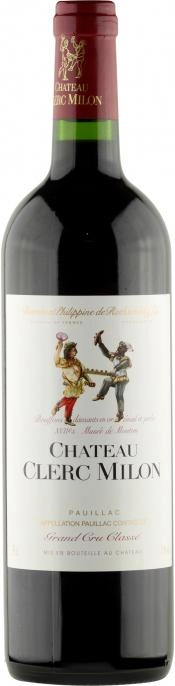 Вино Chateau Clerc Milon  Grand Cru Classe Pauillac AOC   2012  750 мл
