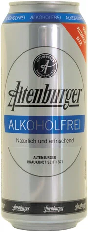 Пиво Altenburger Alkoholfrei  in can  Алтенбургер Безалкогольное в жестяной банке 500 мл
