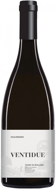 Вино  Villa Raiano Ventidue Fiano di Avellino white  2016 750 мл