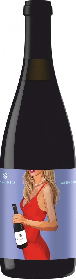 Вино  Винодел & Сомелье Каберне Фран  выдержанное красное сухое 2019 750 мл