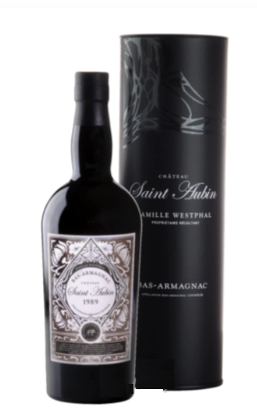 Арманьяк  Armagnac Saint-Aubin Age 1989, в подарочной упаковке 700 мл