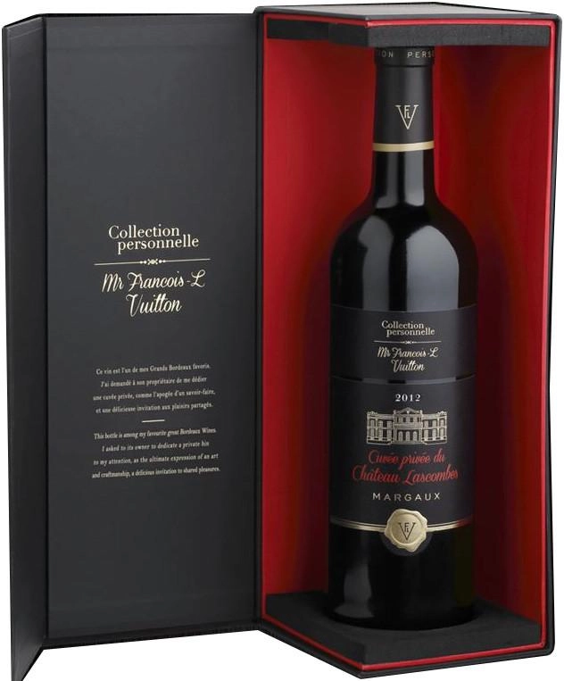 Вино MR FRANCOIS L VUITTON CUVEE PRIVEE DU CHATEAU LASCOMBES Франсуа Л Вюиттон Кюве Приве дю Шато Ласкомб в подарочной коробке 2010 750 мл
