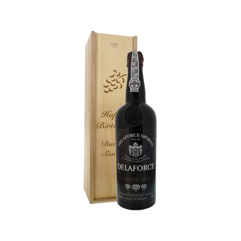 Портвейн  Delaforce Vintage Port  Делафорс  Винтаж Порт 2000 в подарочной упаковке  750  мл