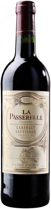 Вино Vinadeis La Passerelle Cabernet Sauvignon Pays d'Oc IGP Ла Пассерель Каберне Совиньон 750 мл