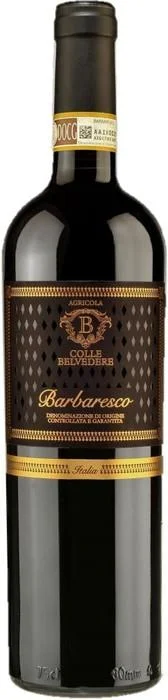 Вино Colle Belvedere Barbaresco DOCG Колле Бельведере Барбареско 2011 750 мл