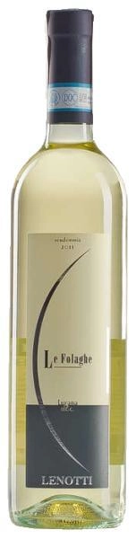 Вино Lenotti «LE FOLAGHE» SELEZIONE LUGANA , Ленотти "Ле Фолаге Лугана белое полусухое 0,75л г/у 2015
