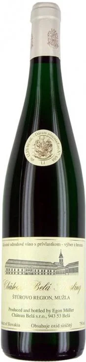 Вино Egon Muller  "Chateau Bela" Riesling, Эгон Мюллер "Шато Бела" Рислинг, 2008, 750 мл