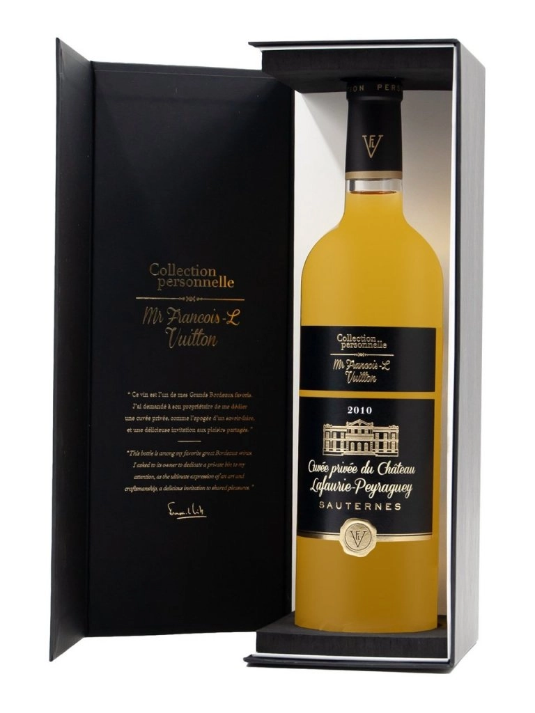 Вино Cuvee Privee du Chateau Lafaurie-Peyraguey Sauternes AOC white sweet gift box   750 мл