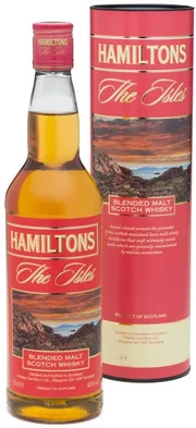 Виски Hamiltons Isles Blended Malt in tube Хамильтон Айлз  Блендид Молт в тубе 700 мл