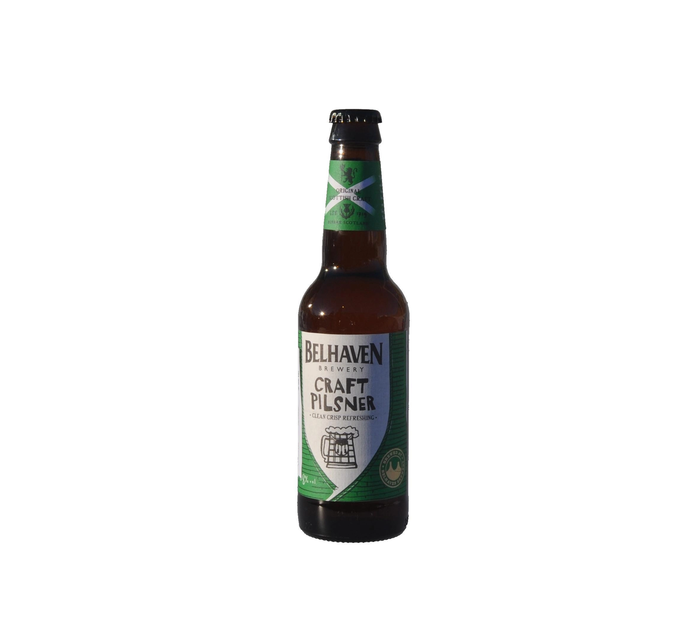 Пиво Belhaven Craft Pilsner/Белхевен "Крафт Пилсенер" 330 мл