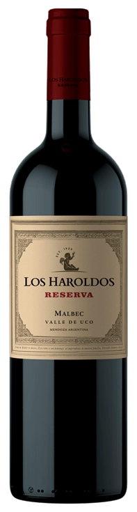 Вино Los Haroldos Malbec Reserva   Лос Арольдос Мальбек  Резерва 2019  750 мл 14,5 %