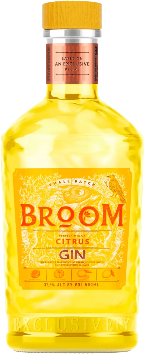 Джин Broom Citrus  37,5% 500 мл