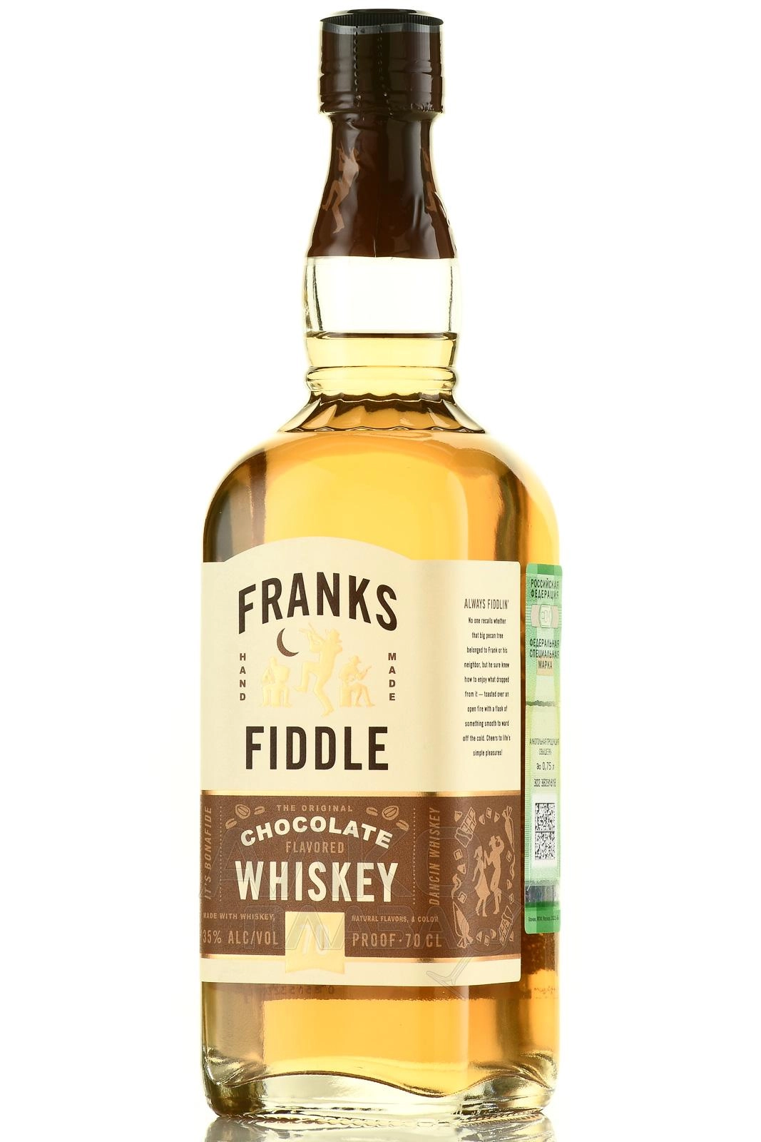 Виски  Franks Fiddle Chocolate Flavoured Whiskey   700 мл  35%