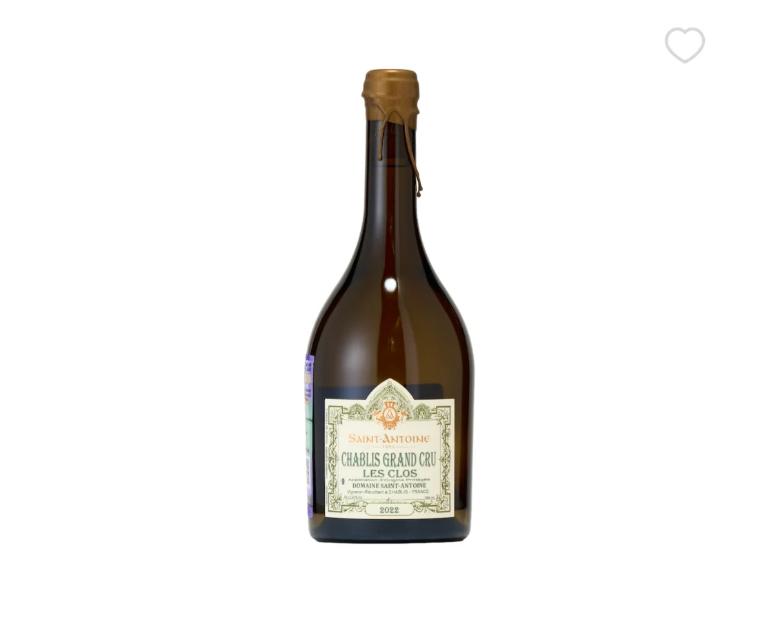 Вино Domaine Saint-Antoine 1583 Chablis Grand Cru Les Clos 750 мл 12,5%