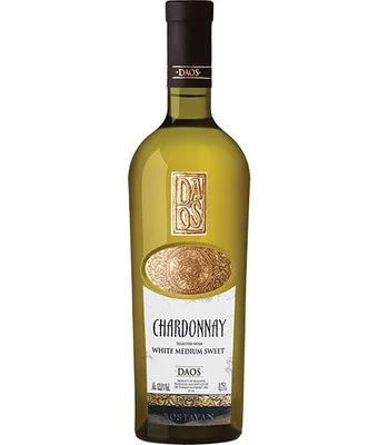 Вино  Bostavan Daos    Chardonnay  Боставан  Даос   Шардонне 750 мл