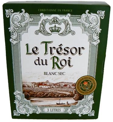 Вино Le Tresor du Roi white  3000 мл