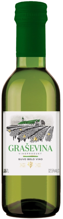 Вино Vinarija Čoka Graševina 187 мл 12 %