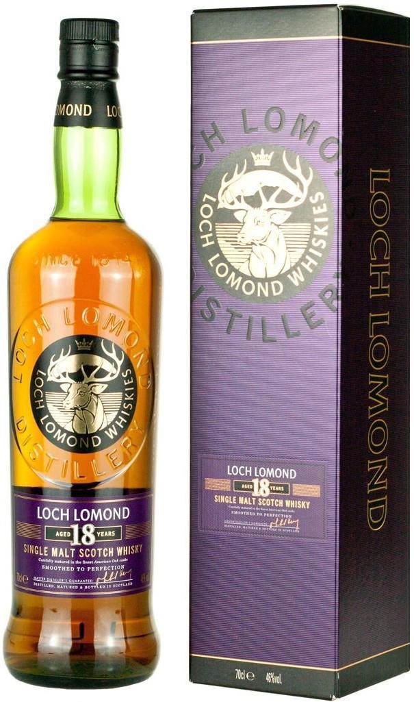 Виски Loch Lomond Aged Single Malt 18 Y.O. gift box  700 мл