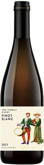 Вино  Балаклава   Локо Чимбали  Пино Блан 2022 750 мл