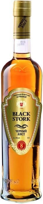 Бренди "Black Stork" 8 Years Old, "Черный аист" 8-летний, 500 мл