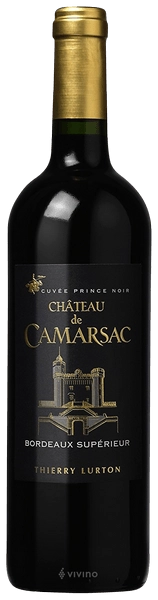 Вино Château de Camarsac cuvee Prince Noir Bordeaux Superieur AOC  Château de Camarsac cuvee Prince Noir Bordeaux Superieur AOC  750 мл