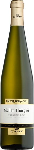 Вино  Cavit Mastri Vernacoli Muller Thurgau Кавит  Мастри Вернаколи Мюллер Тургау  2021  750 мл