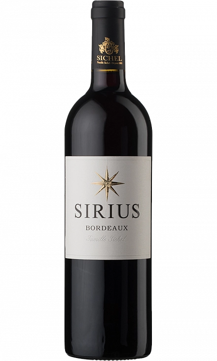 Вино Sirius Bordeaux Rouge AOC Сириус Бордо красное сухое 750 мл